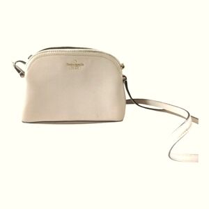 Kate Spade Light Pink/Cream Leather Pebble Crossbody Shoulder Strap Purse